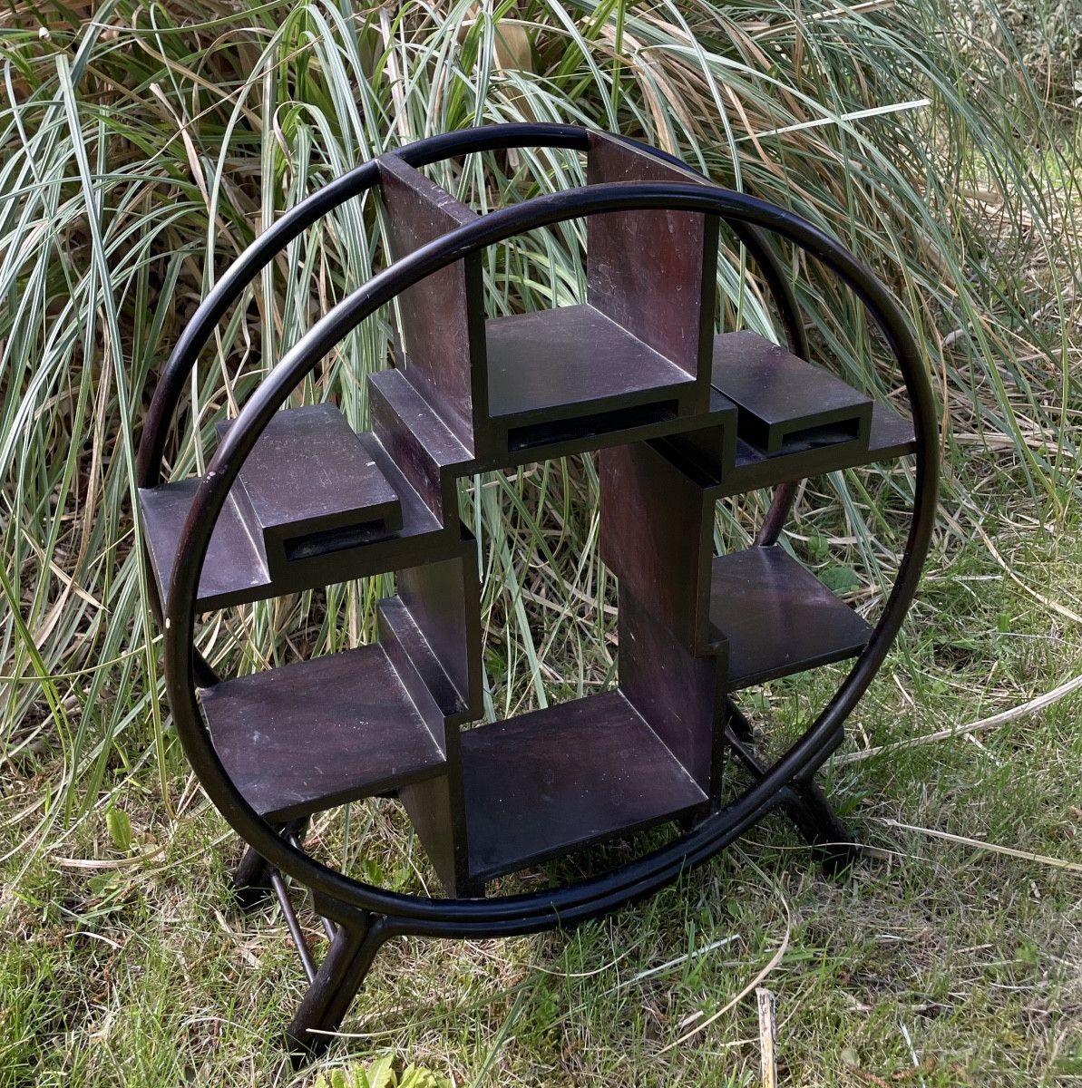 Japanese Display Cabinet In Palm Wood