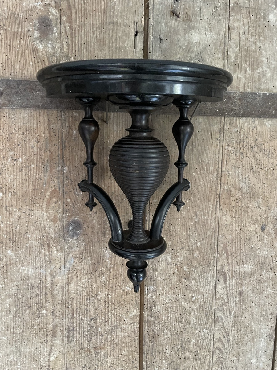 Petite console d’applique en bois tourné, Napoléon III -photo-2