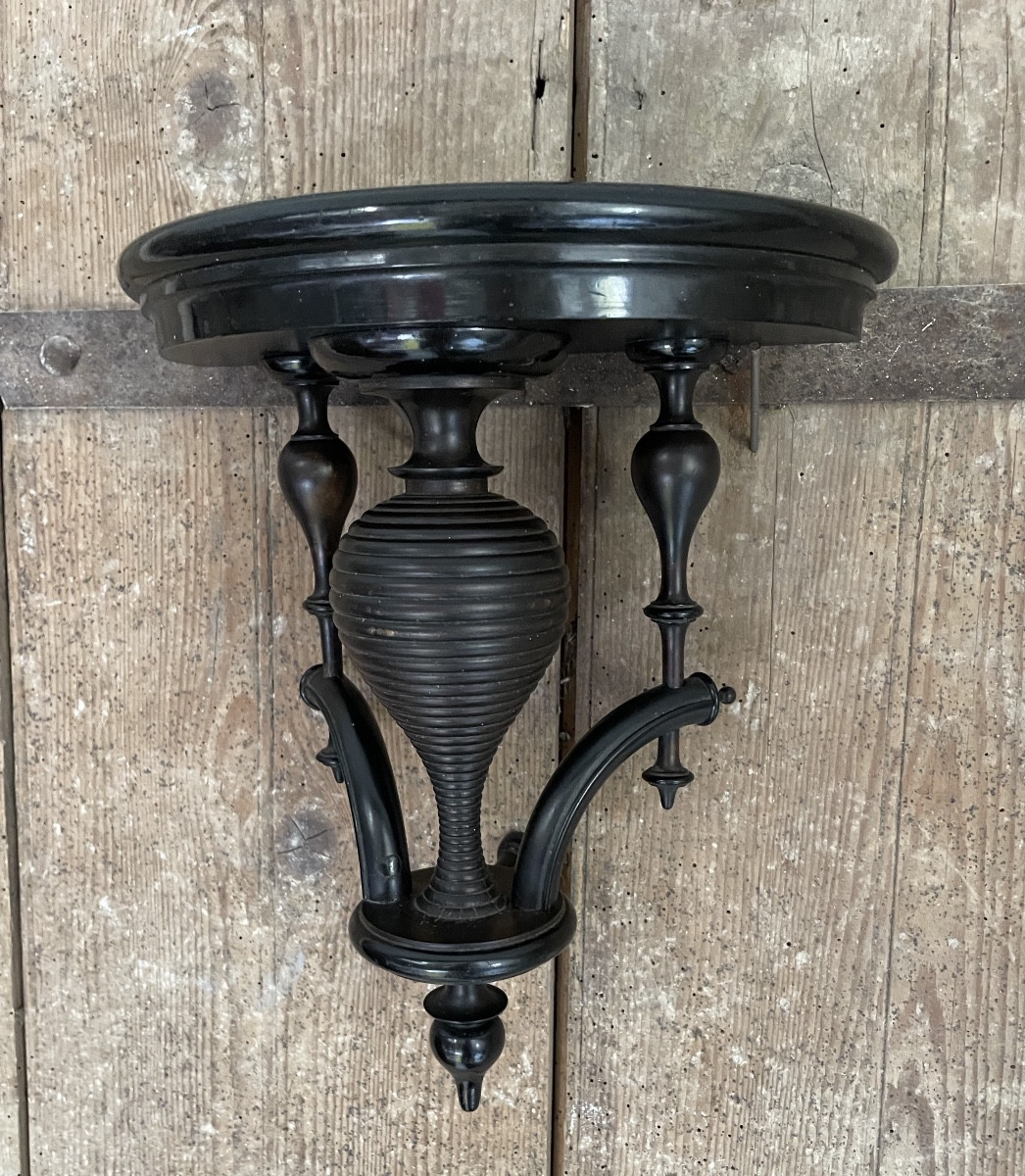 Petite console d’applique en bois tourné, Napoléon III -photo-3