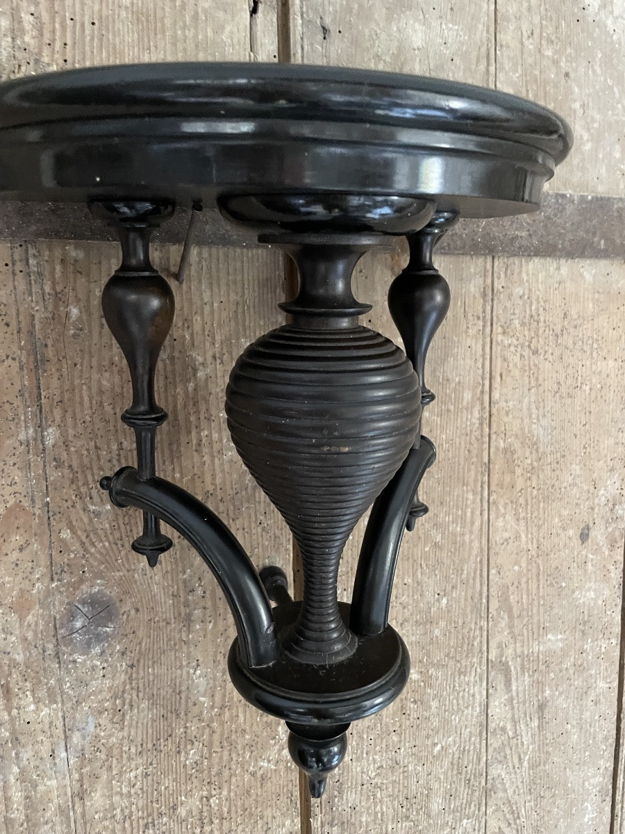 Petite console d’applique en bois tourné, Napoléon III -photo-1