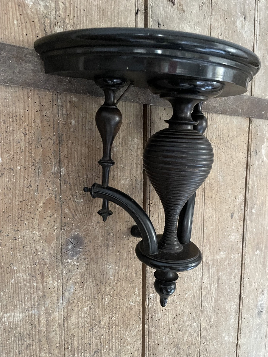 Petite console d’applique en bois tourné, Napoléon III -photo-2