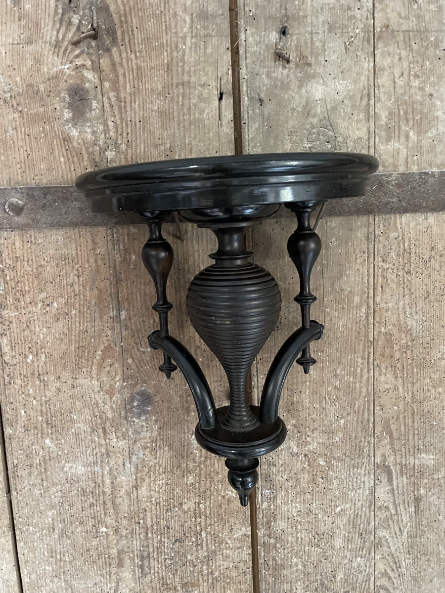 Petite console d’applique en bois tourné, Napoléon III -photo-5