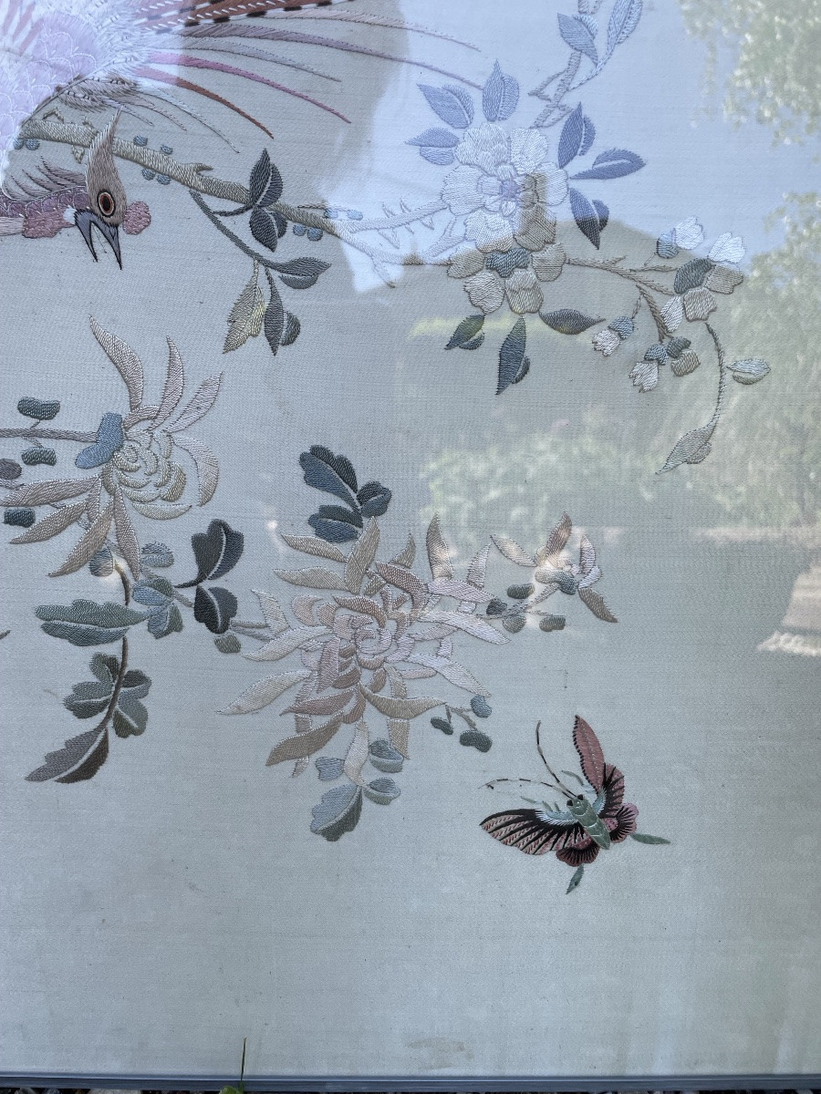 Framed Silk Embroidery-photo-3