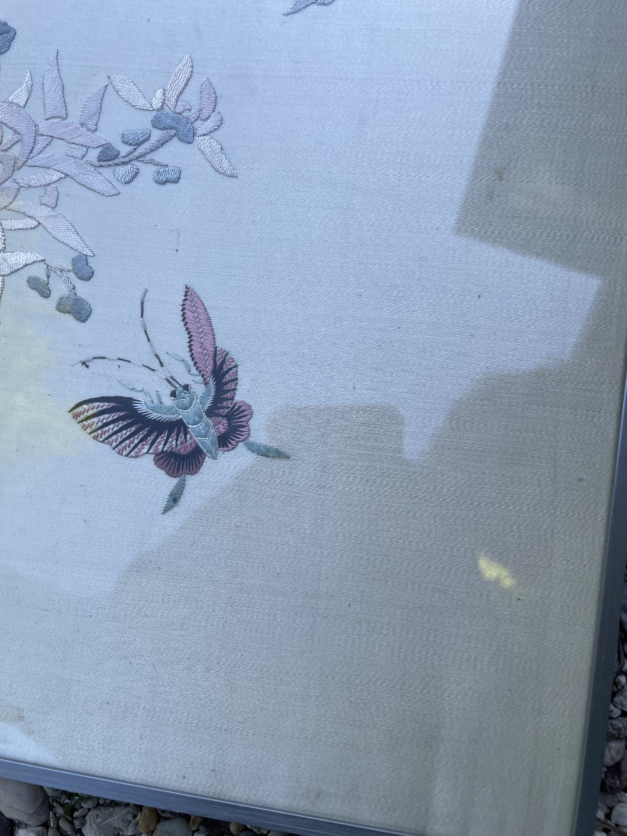 Framed Silk Embroidery-photo-4