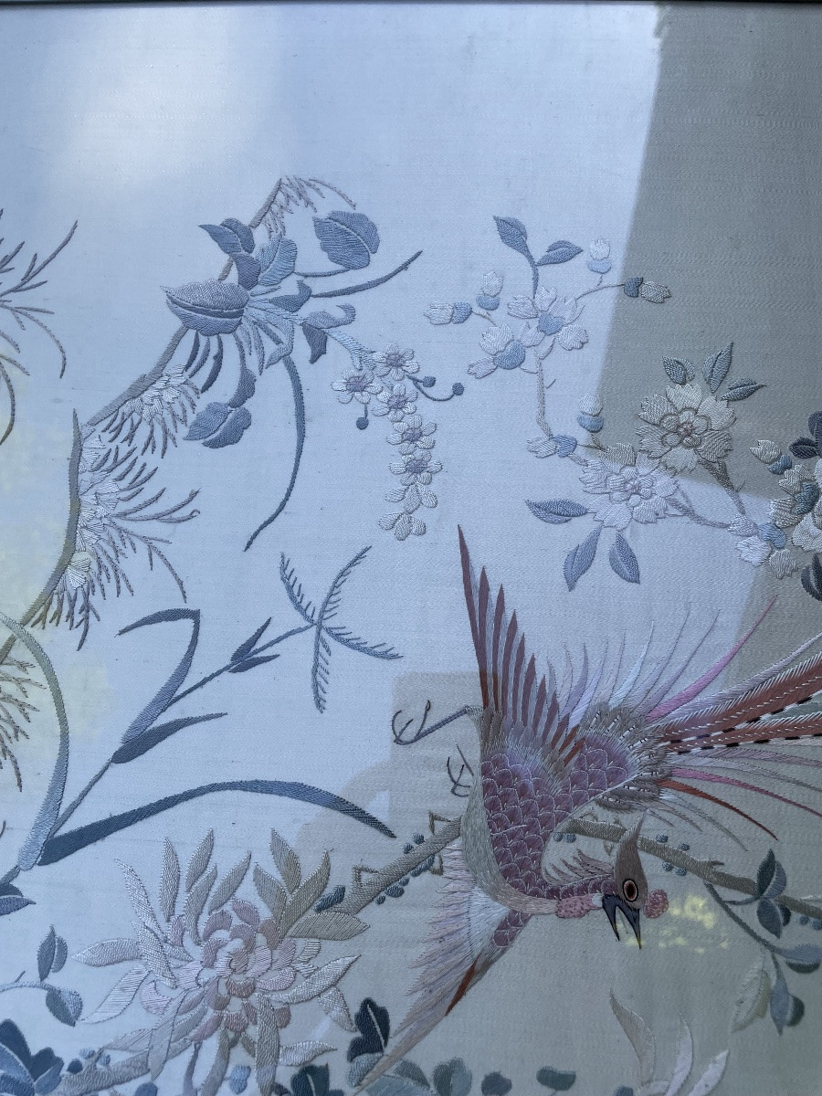Framed Silk Embroidery-photo-5