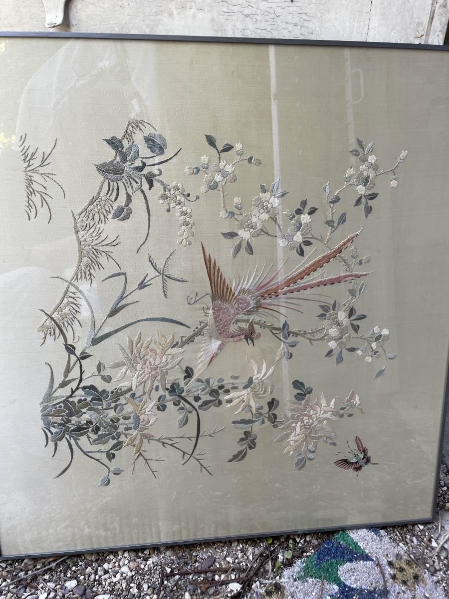 Framed Silk Embroidery-photo-7