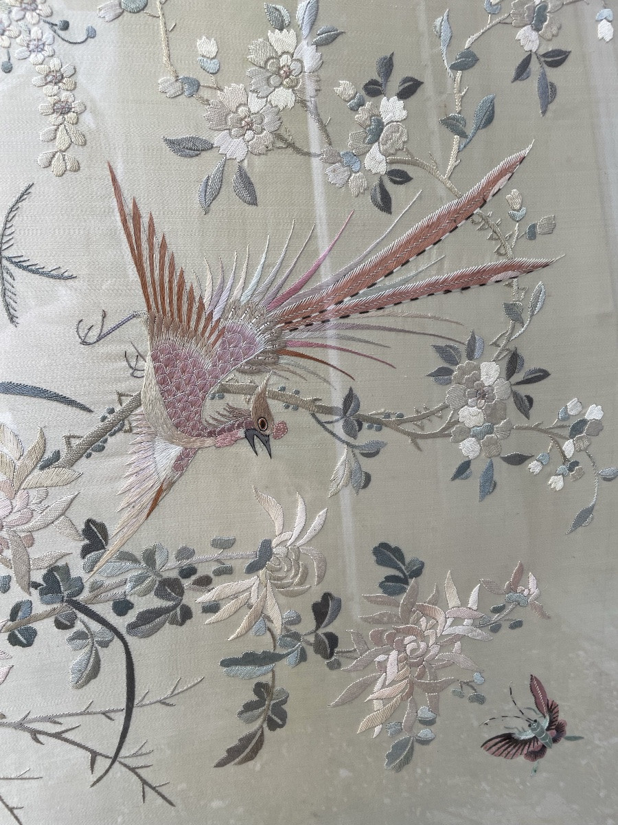 Framed Silk Embroidery-photo-8