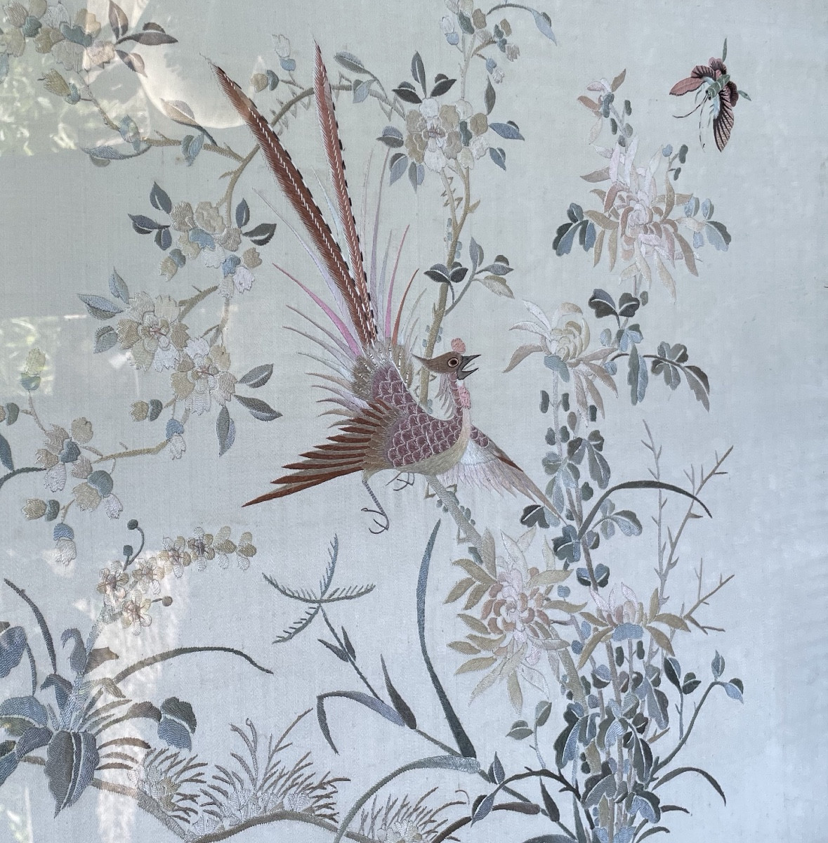 Framed Silk Embroidery