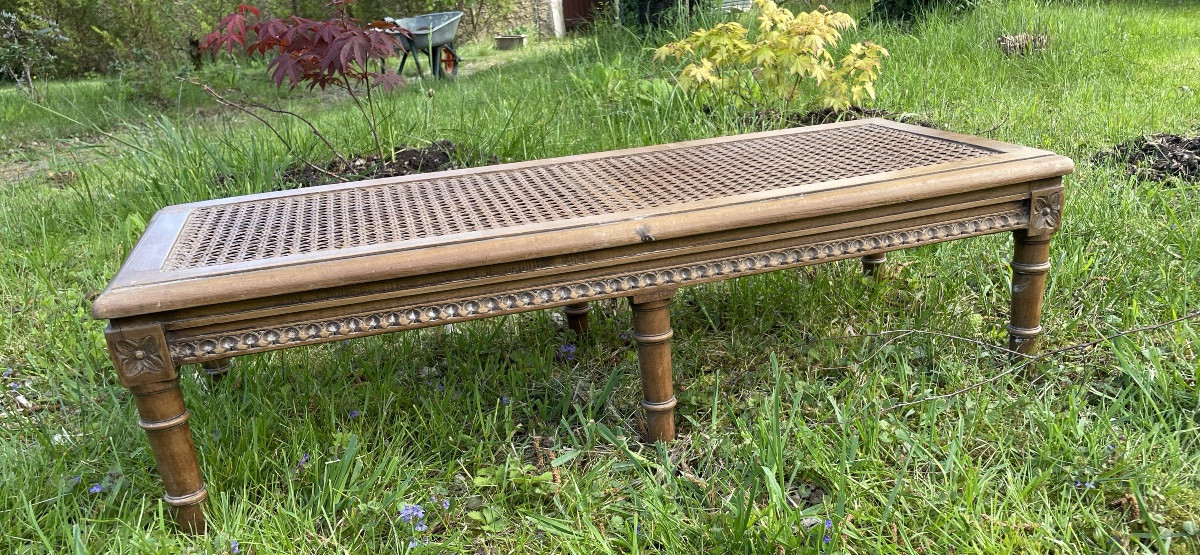 Small Style Louis XVI Toe Banquette-photo-3