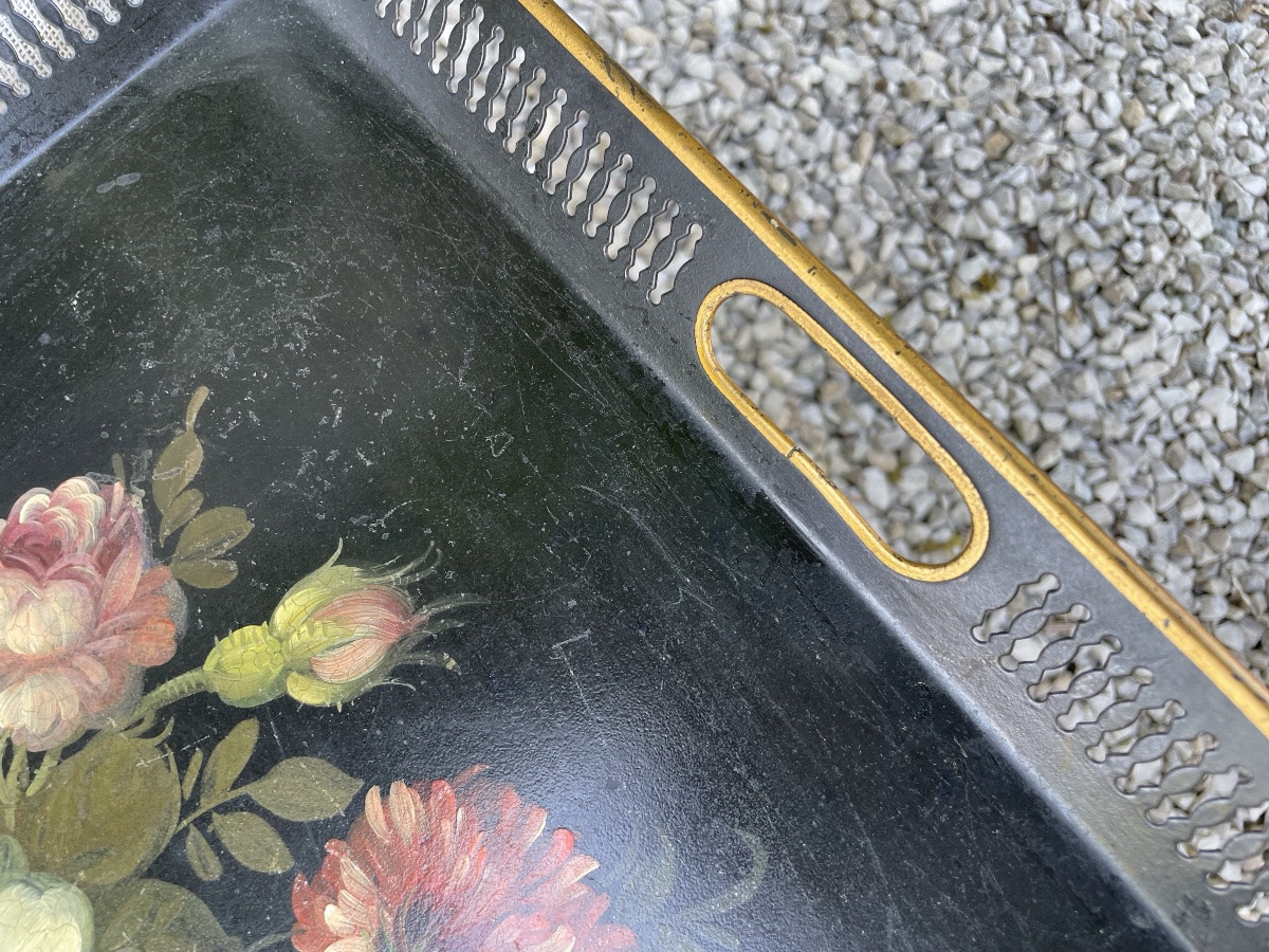 Tray In Painted Sheet Metal-photo-6