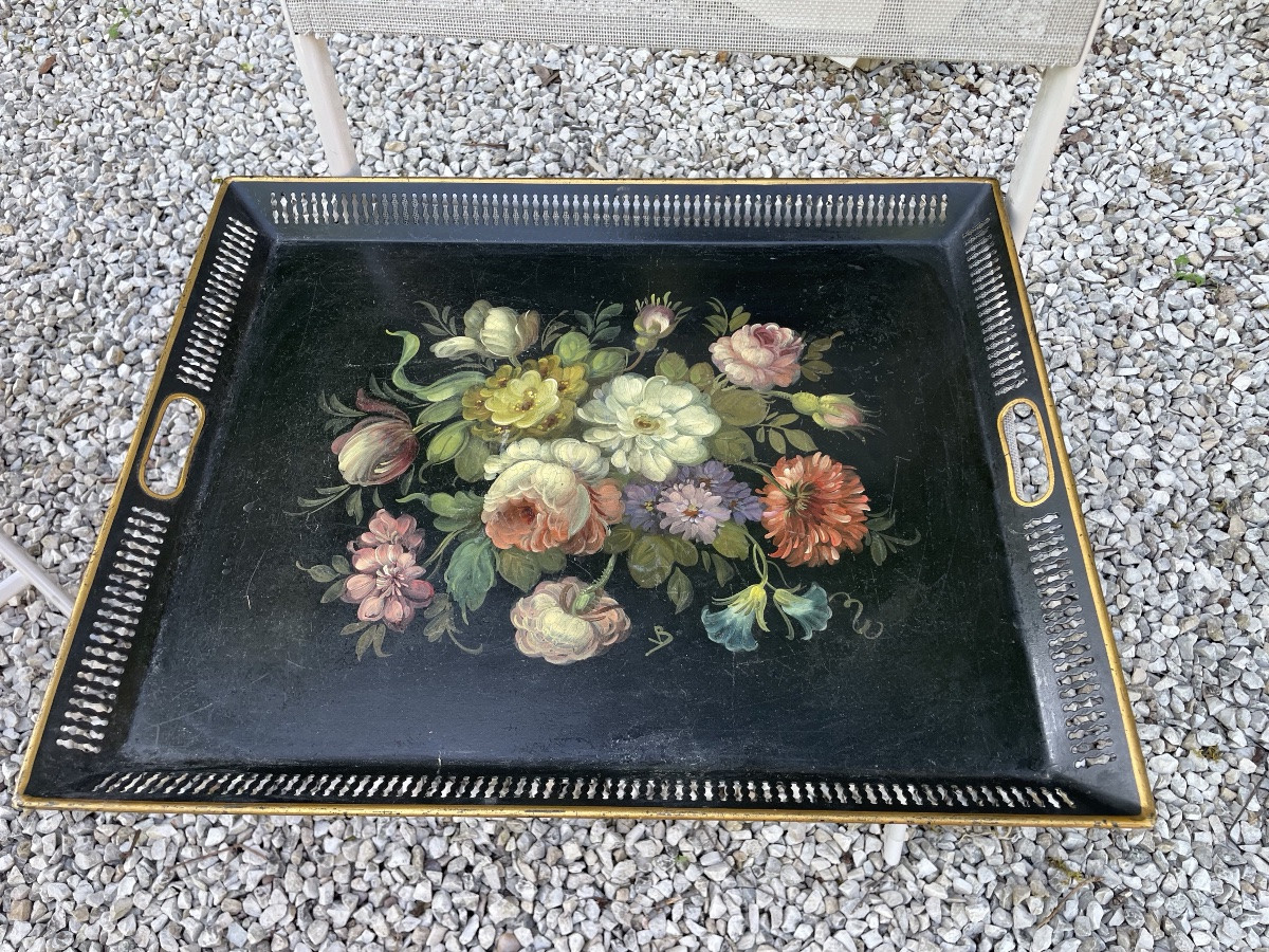 Tray In Painted Sheet Metal-photo-8