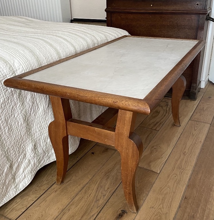 Tables basse dessus de marbre Années 40 
