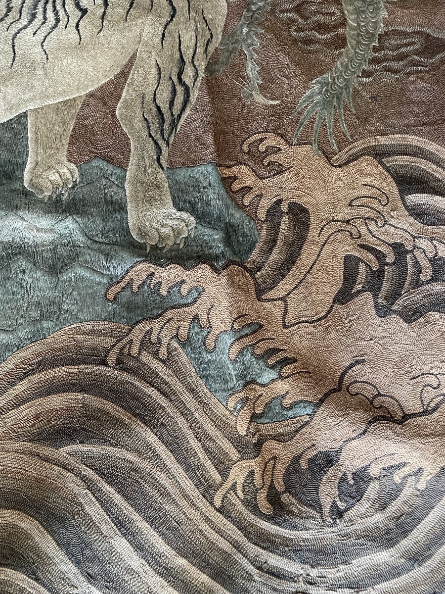 Broderie Japonaise Tigres et Dragons -photo-3