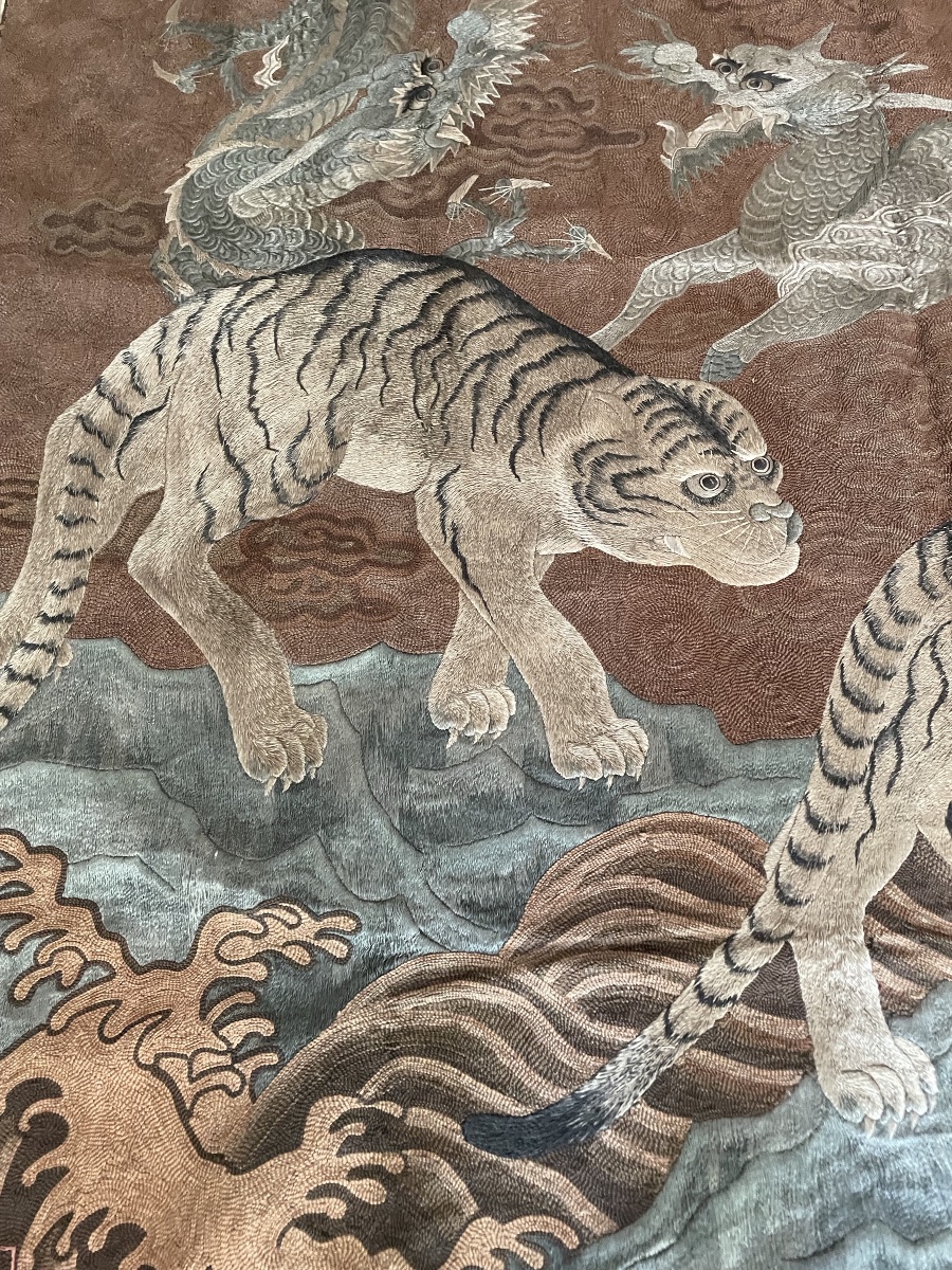 Broderie Japonaise Tigres et Dragons -photo-5