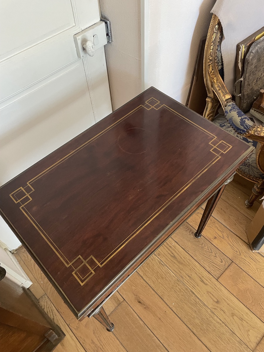 Table De Milieu à Systeme , Style Louis XVI - Late XIXe-photo-4