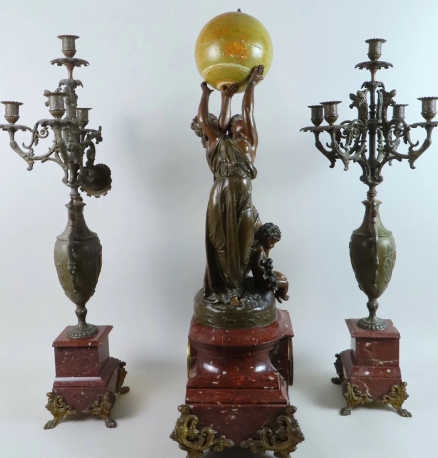 Impressive 82-cm Globe Decoration Featuring The Signs Of The Zodiac-photo-3