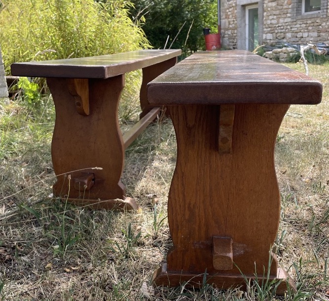 La paire de bancs de monastère -photo-2