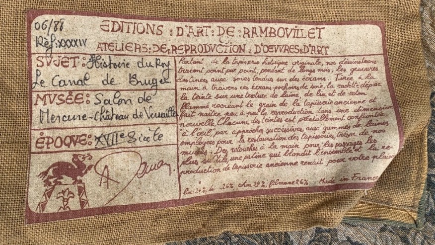 LE CANAL DE BRUGES, HISTOIRE DU ROY , D’APRÈS LA TAPISSERIE DU CHÂTEAU DE VERSAILLES-photo-4