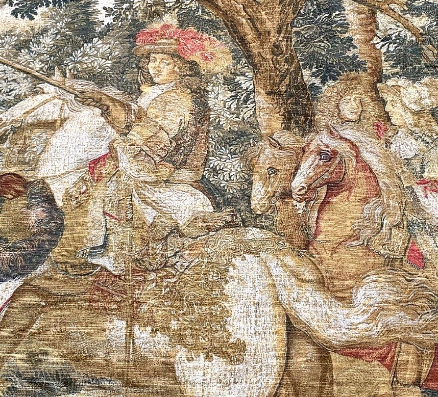 LE CANAL DE BRUGES, HISTOIRE DU ROY , D’APRÈS LA TAPISSERIE DU CHÂTEAU DE VERSAILLES