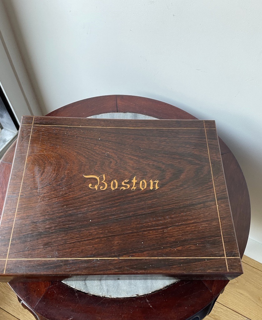 Box Set: Box For A Boston Game From The Charles X Era-photo-3