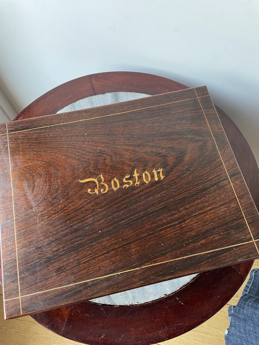 Box Set: Box For A Boston Game From The Charles X Era-photo-3