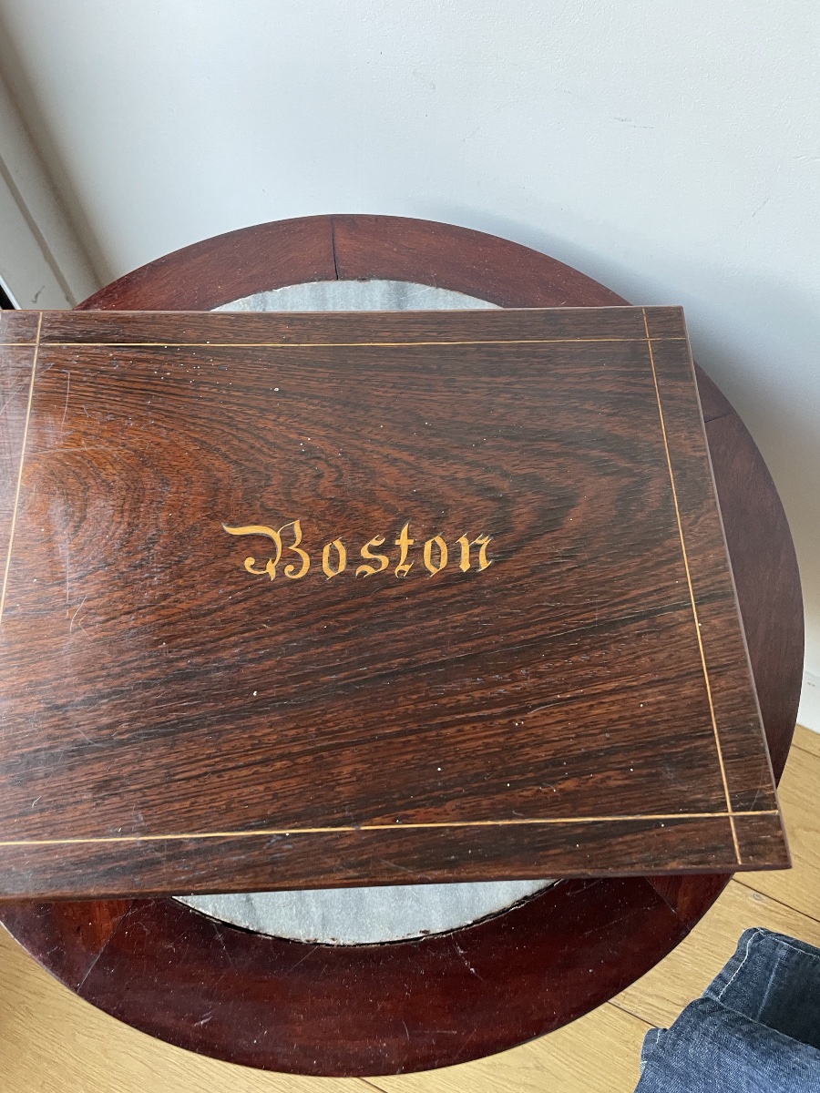 Box Set: Box For A Boston Game From The Charles X Era-photo-6