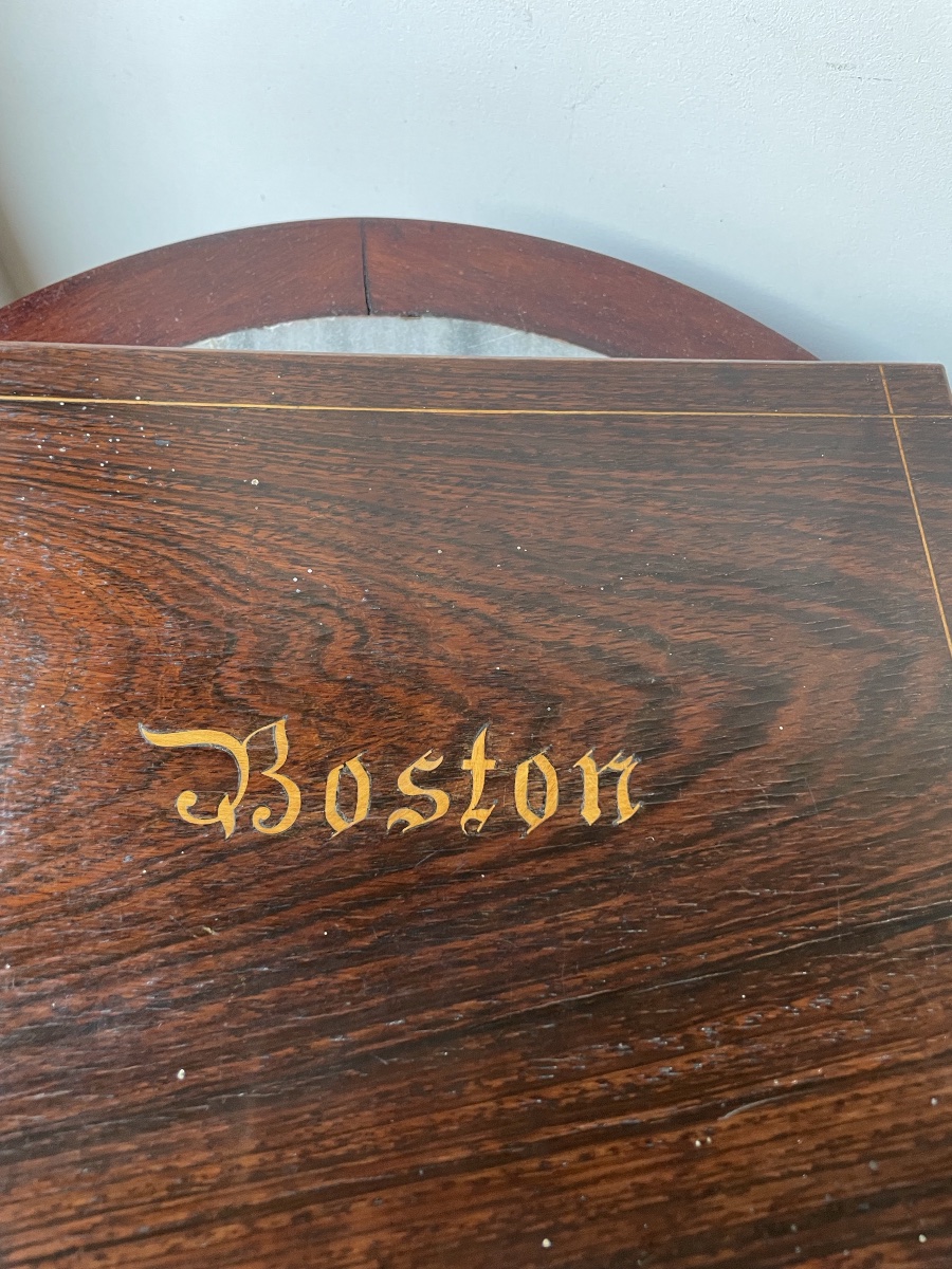 Box Set: Box For A Boston Game From The Charles X Era-photo-7