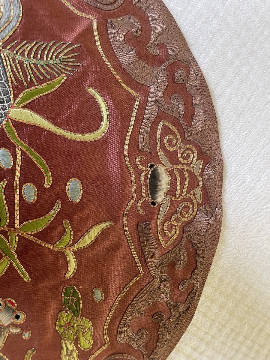 Chinese Embroidery With Fish Motifs -photo-5