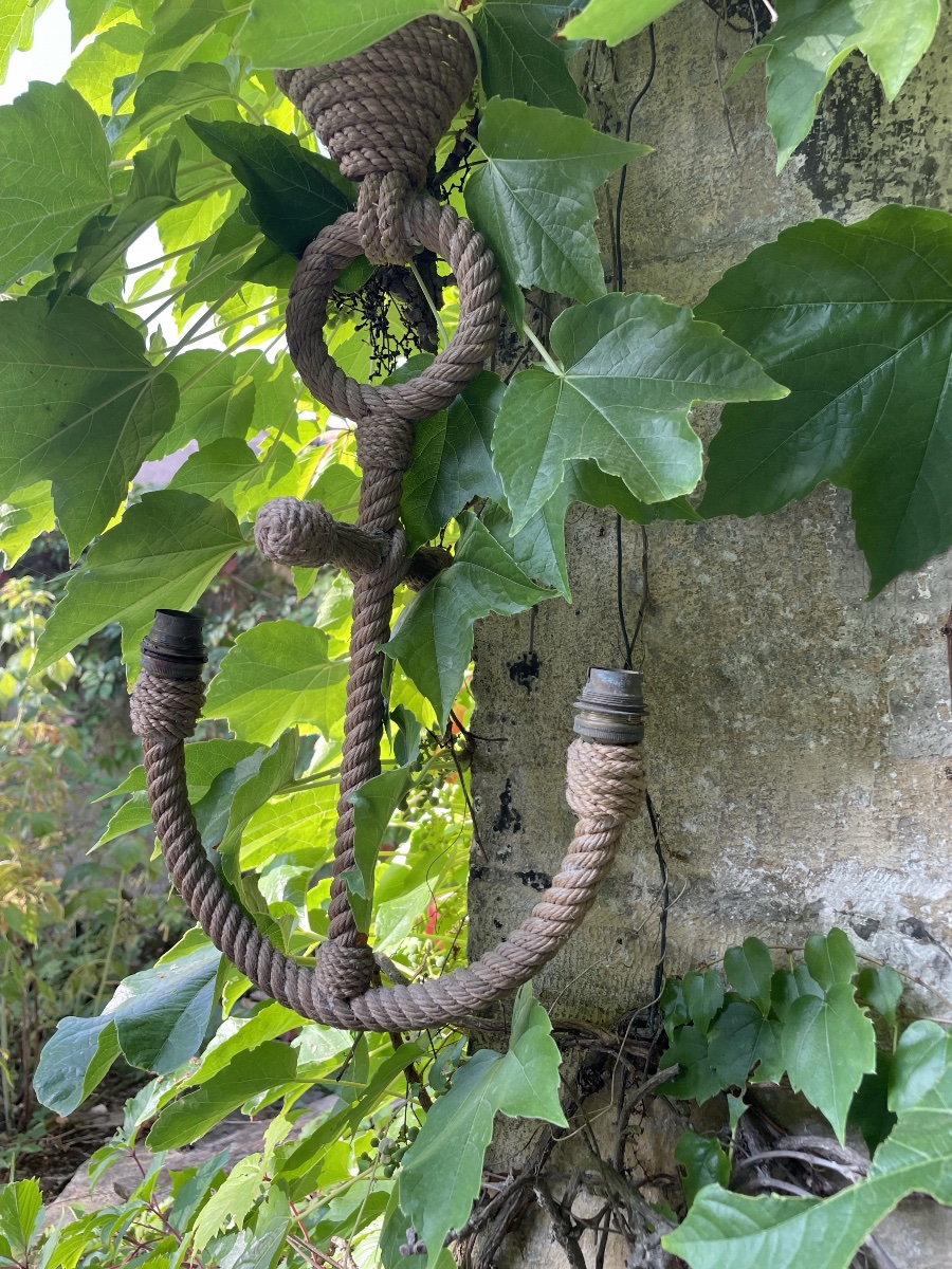 Suspension Ancre Marine, Adrien Audoux et  Frida Minet, vintage, années 60-photo-1