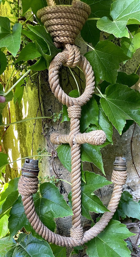 Suspension Ancre Marine, Adrien Audoux et  Frida Minet, vintage, années 60