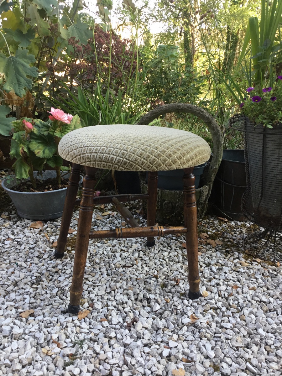 Large tabouret Napoléon III -photo-2