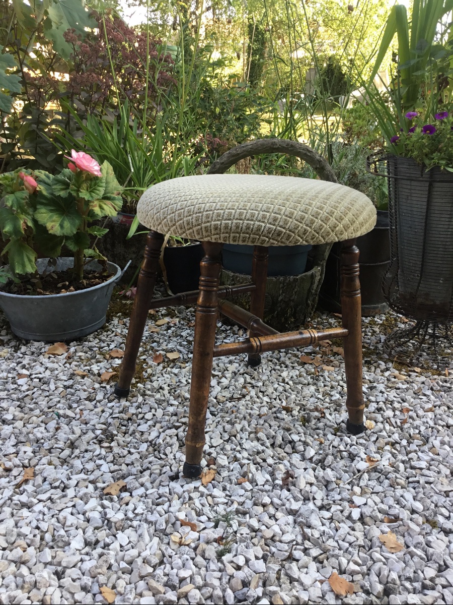 Large tabouret Napoléon III -photo-3