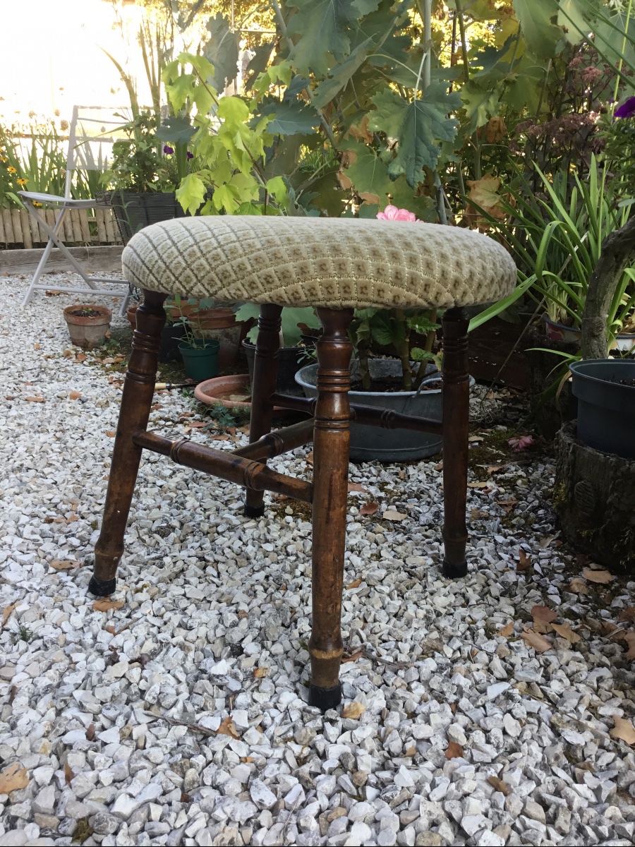Large tabouret Napoléon III -photo-2