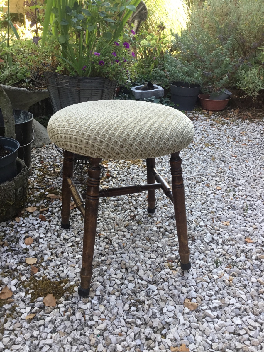 Large tabouret Napoléon III -photo-4