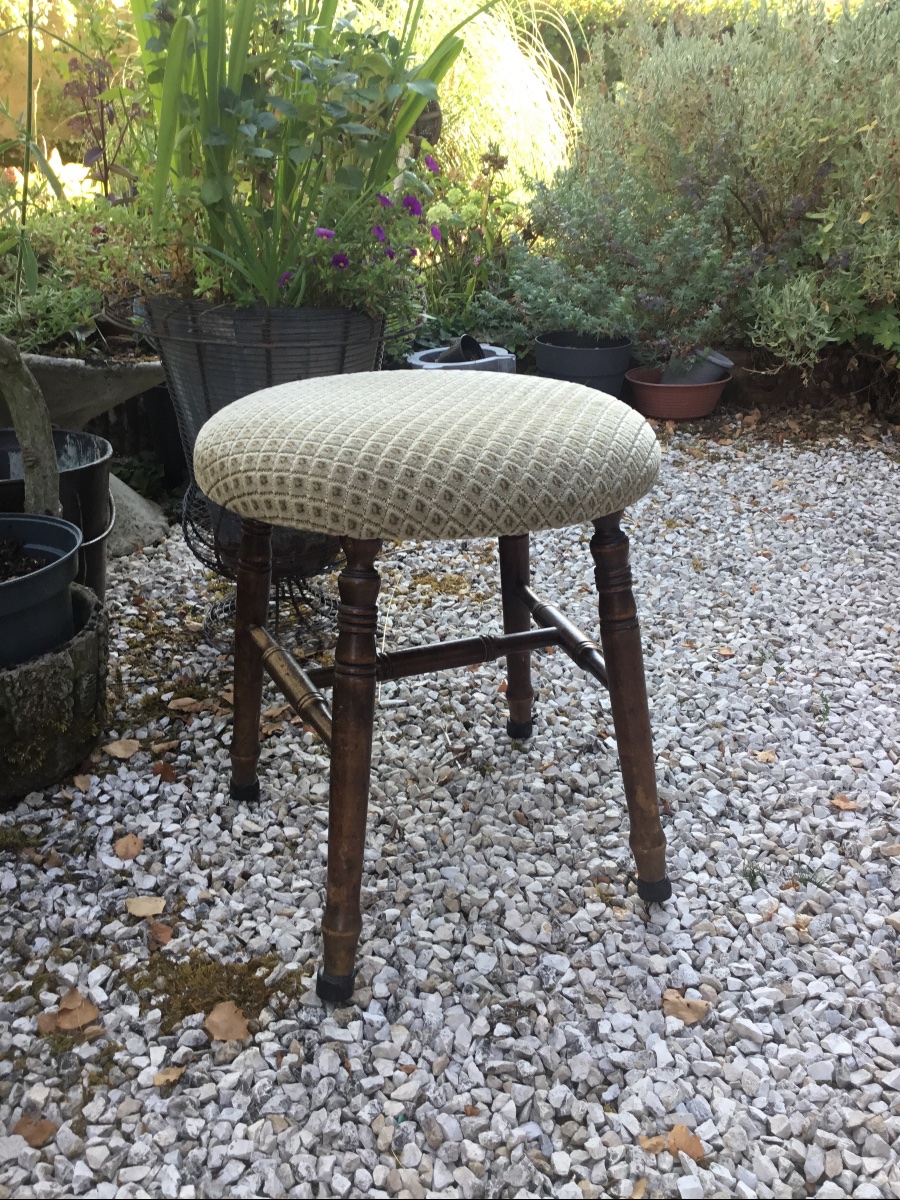Large tabouret Napoléon III -photo-5