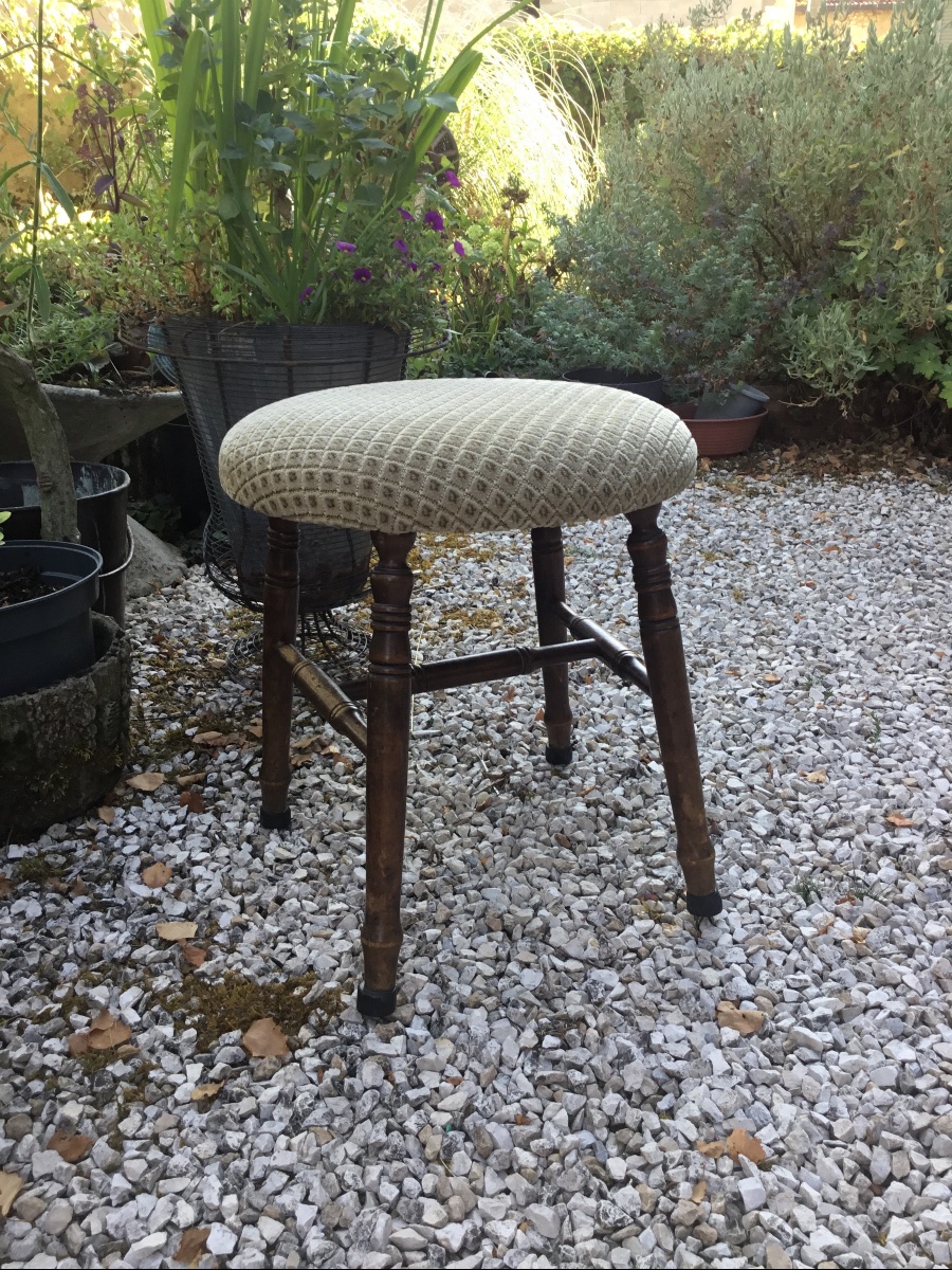 Large tabouret Napoléon III -photo-6