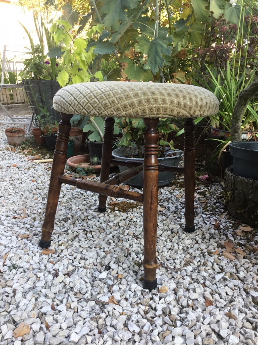 Large tabouret Napoléon III -photo-7