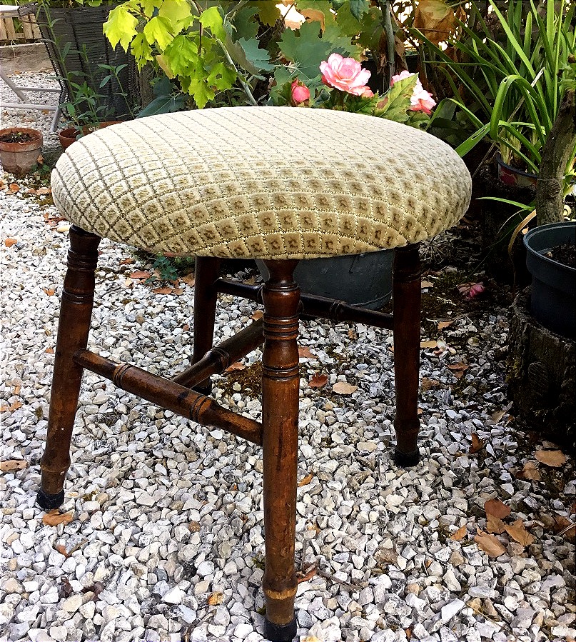 Large tabouret Napoléon III 