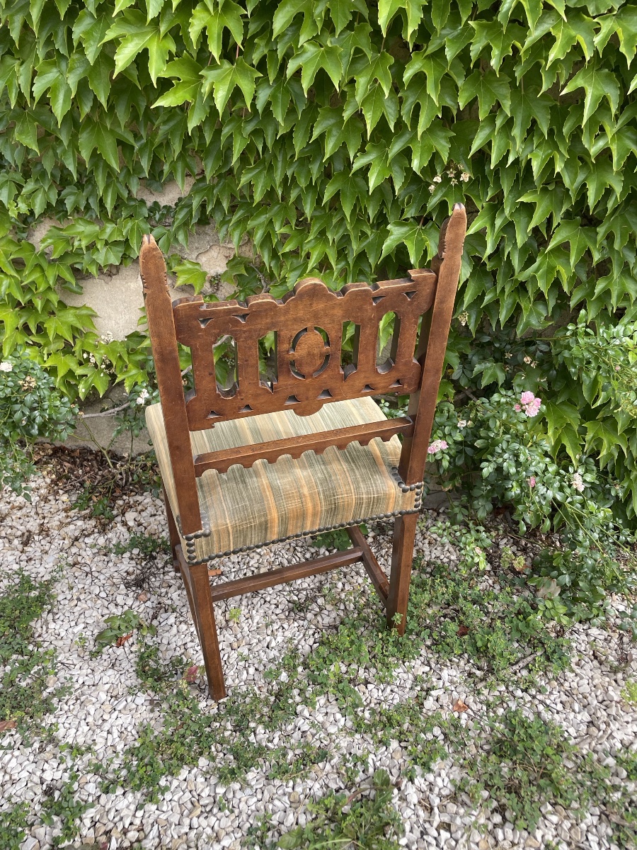 A Pair Of Chairs With Oriental Motifs, 19th Century -photo-8