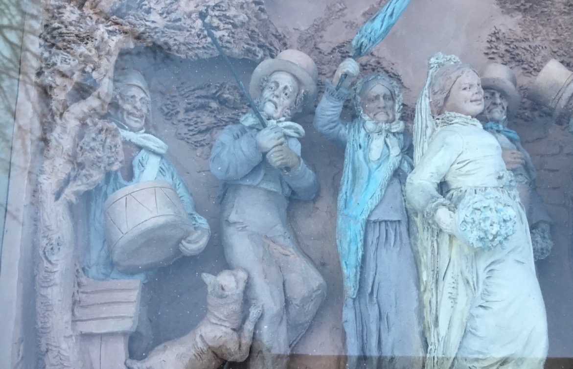 Beaugrand Terracotta Water Tank: Humorous "the Wedding" Design-photo-2