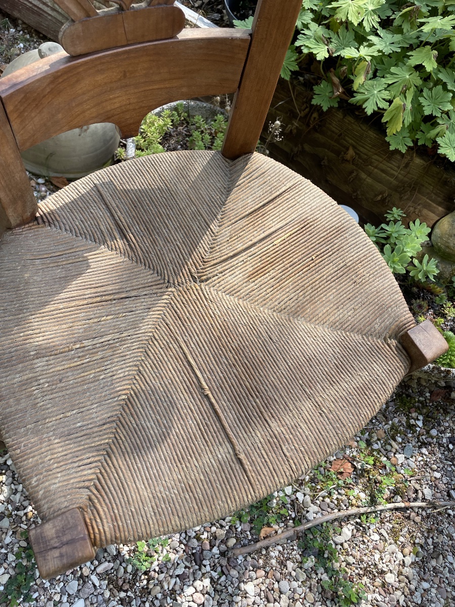 La paire de chaises couronne et fleurs de lys -photo-6