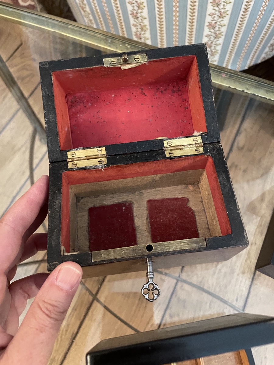 The Three Small Boxes From The Napoleonic III Period -photo-1