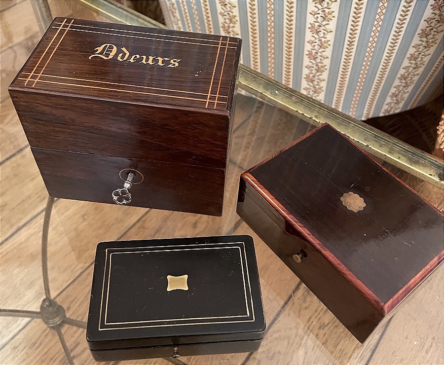 The Three Small Boxes From The Napoleonic III Period 