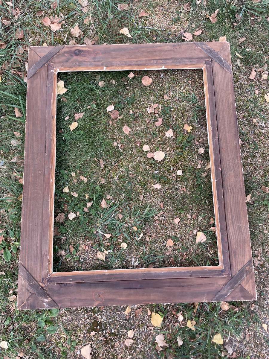 Montparnasse Frame, Louis XIV Style, 15p Size - 65 X 50 Cm-photo-1