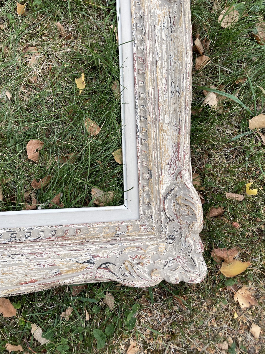 Montparnasse Frame, Louis XIV Style, 15p Size - 65 X 50 Cm-photo-4
