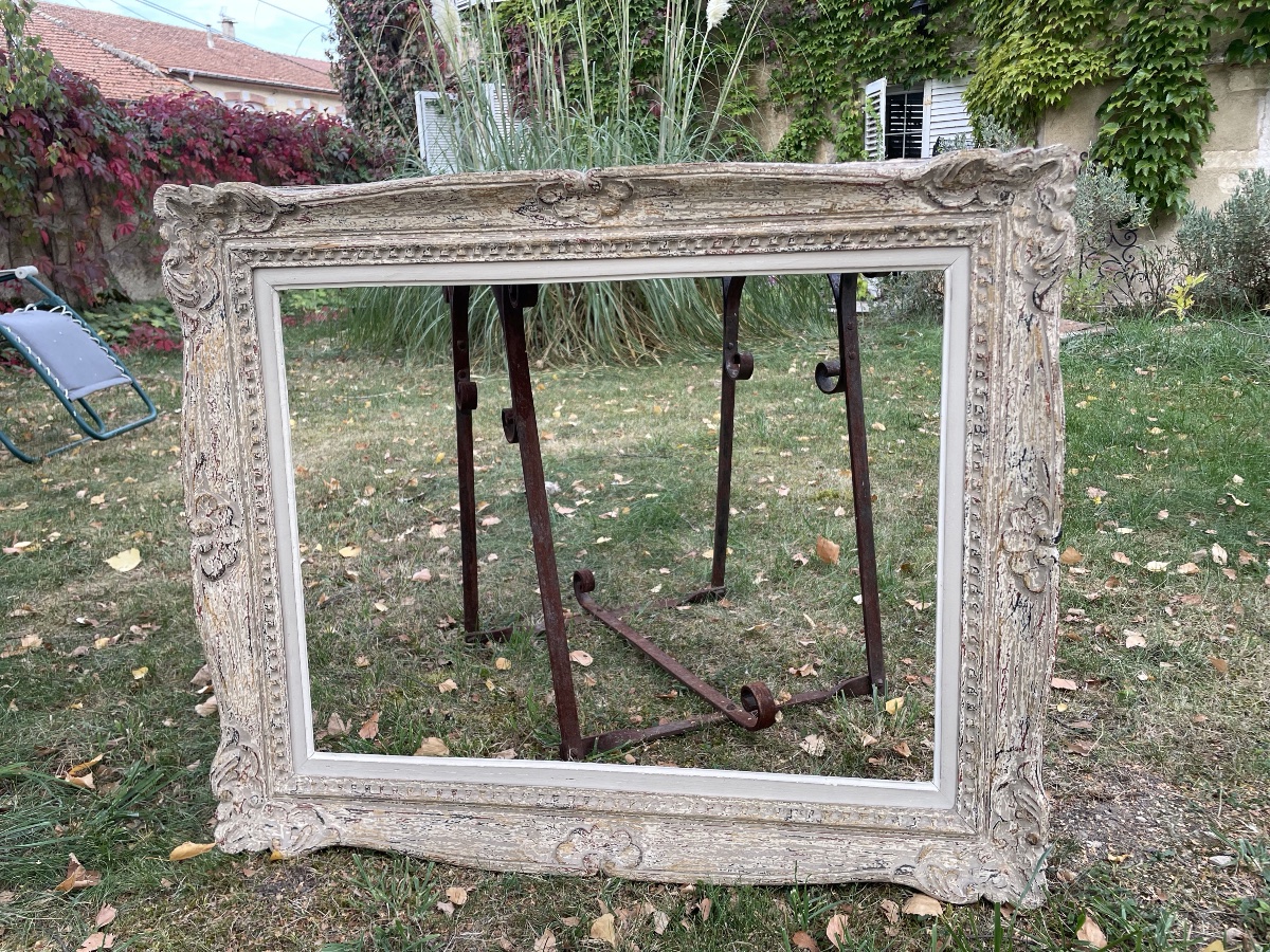 Montparnasse Frame, Louis XIV Style, 15p Size - 65 X 50 Cm-photo-5