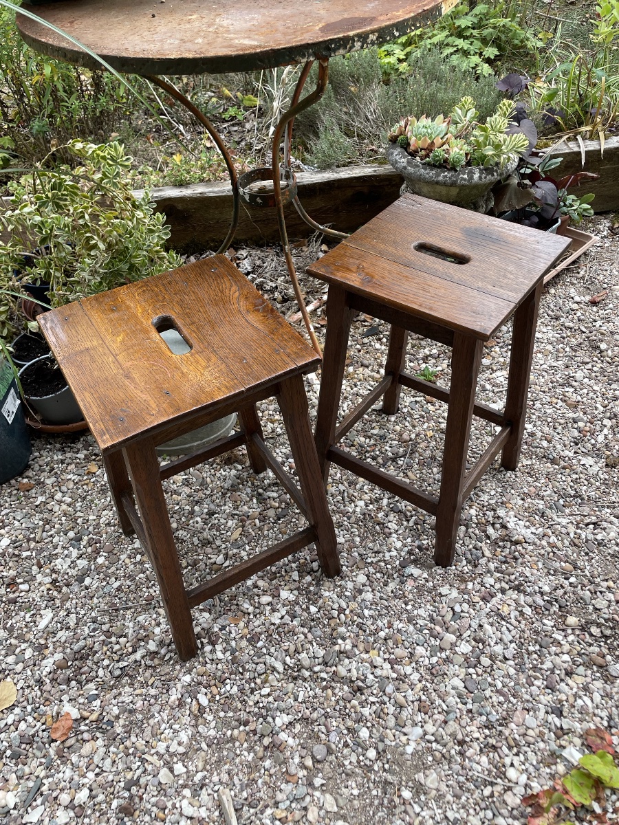 La paire de tabourets d’atelier -photo-8
