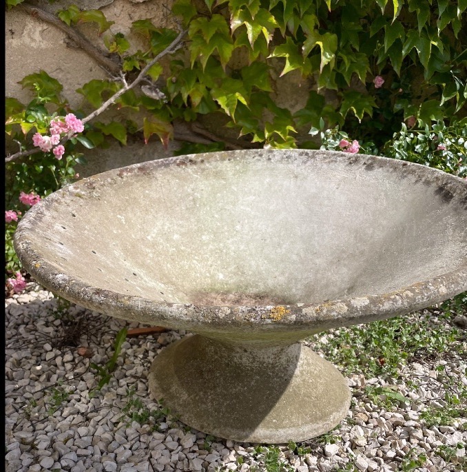 Jardinière Willy Guhl Eternit en ciment annee60-photo-4