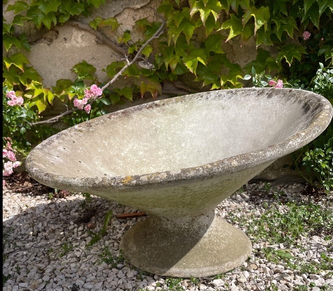 Jardinière Willy Guhl Eternit en ciment annee60-photo-1