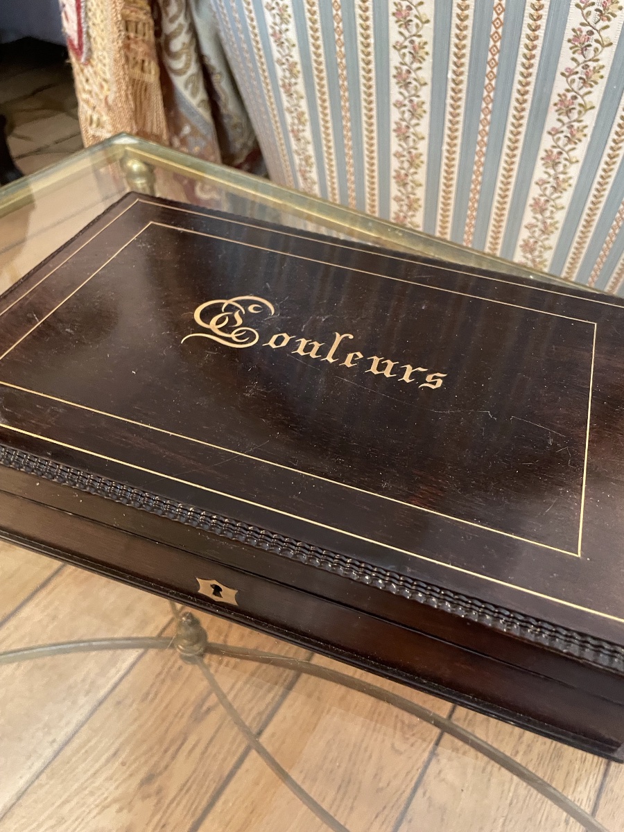 Boite de couleurs d’époque Napoléon III -photo-3